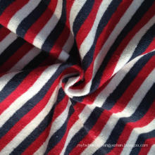 Hemp/Cotton Yarn Dyed Colorful Stripe Jersey